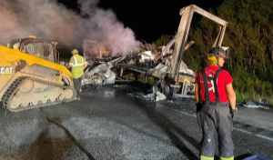 SEMI TRUCK FIRE 300x176